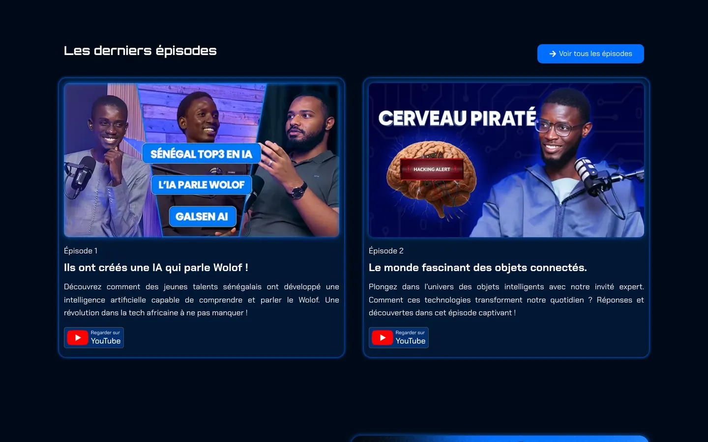 Les derniers épisodes.